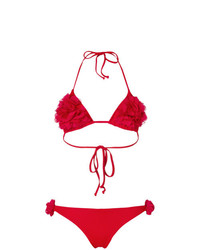 Top de bikini rouge La Reveche