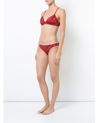 Top de bikini rouge Morgan Lane