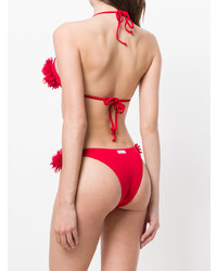 Top de bikini rouge La Reveche