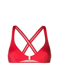 Top de bikini rouge Solid & Striped
