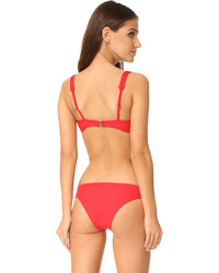 Top de bikini rouge Tavik