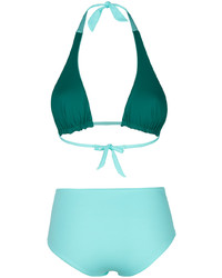 Top de bikini turquoise TARA MATTHEWS
