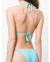Top de bikini turquoise Fisico