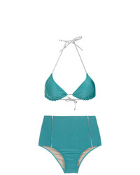 Top de bikini vert menthe Adriana Degreas