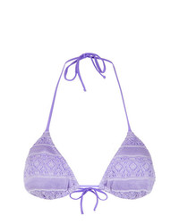Top de bikini violet clair Cecilia Prado