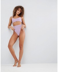 Top de bikini violet clair Asos