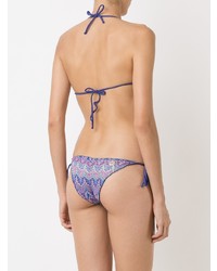 Top de bikini violet clair BRIGITTE