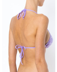 Top de bikini violet clair Cecilia Prado