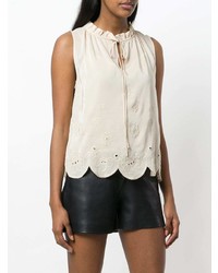 Top sans manches beige See by Chloe