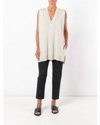 Top sans manches beige Calvin Klein