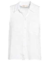 Top sans manches blanc Hollister Co.