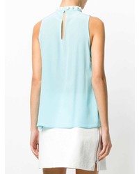 Top sans manches bleu clair Boutique Moschino