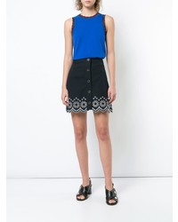 Top sans manches bleu Derek Lam 10 Crosby