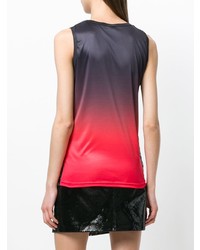 Top sans manches brodé multicolore Marcelo Burlon County of Milan