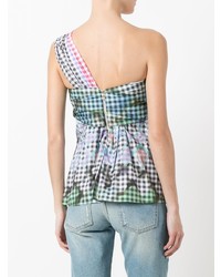 Top sans manches en vichy multicolore Peter Pilotto