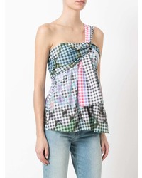 Top sans manches en vichy multicolore Peter Pilotto