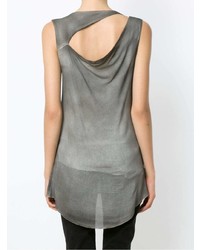 Top sans manches gris foncé Uma Raquel Davidowicz