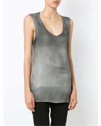 Top sans manches gris foncé Uma Raquel Davidowicz