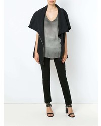 Top sans manches gris foncé Uma Raquel Davidowicz