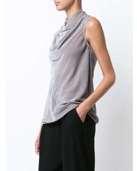 Top sans manches gris Rick Owens