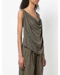 Top sans manches olive Urban Zen