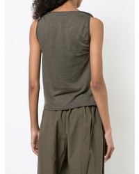 Top sans manches olive Urban Zen