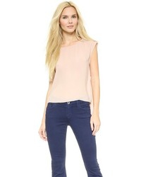 Top sans manches rose Alice + Olivia