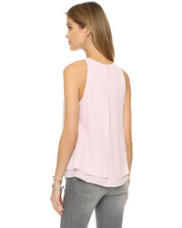 Top sans manches rose Rebecca Taylor