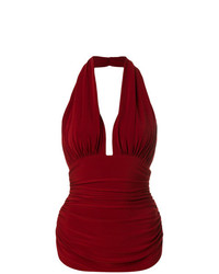 Top sans manches rouge Norma Kamali