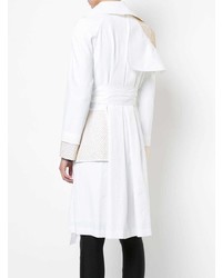 Trench blanc Thomas Wylde