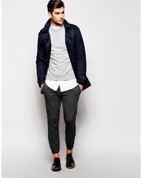 Trench bleu marine Asos