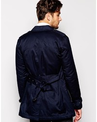 Trench bleu marine Asos