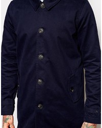 Trench bleu marine Asos