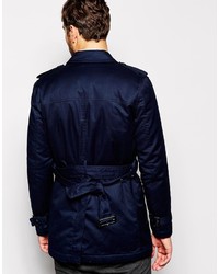 Trench bleu marine Asos