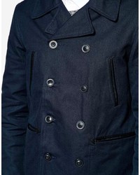 Trench bleu marine Asos