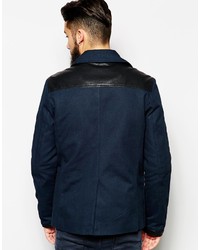 Trench bleu marine Asos