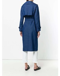 Trench bleu marine Tagliatore