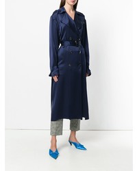 Trench bleu marine Magda Butrym