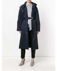 Trench bleu marine Victoria Victoria Beckham