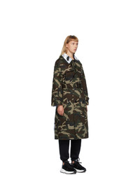 Trench camouflage multicolore Vetements