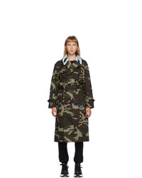 Trench camouflage multicolore Vetements