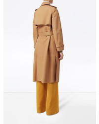Trench en cuir tabac Burberry