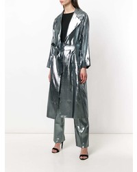 Trench gris foncé Alberta Ferretti