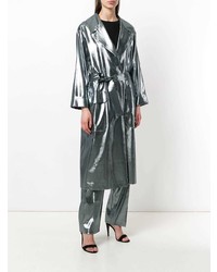 Trench gris foncé Alberta Ferretti