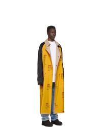 Trench imprimé moutarde Off-White