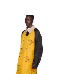 Trench imprimé moutarde Off-White