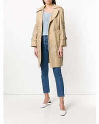 Trench marron clair Ermanno Scervino