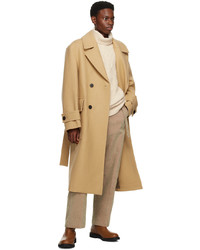 Trench marron clair Solid Homme