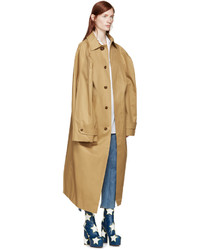 Trench marron clair Vetements