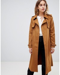 Trench marron clair Warehouse